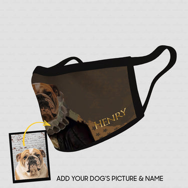 Personalized Dog Gift Idea - Royal Dog's Portrait 26 For Dog Lovers - Cloth Mask